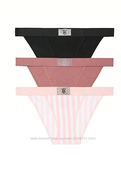 Трусики бавовна Shine Patch, р. XS, p. M, p. L, Victoria´s Secret