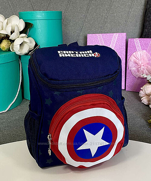 Дитячий рюкзак Капітан Америка темно-синій