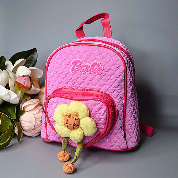 Детский рюкзак стёганый Barbie/5 расцветок