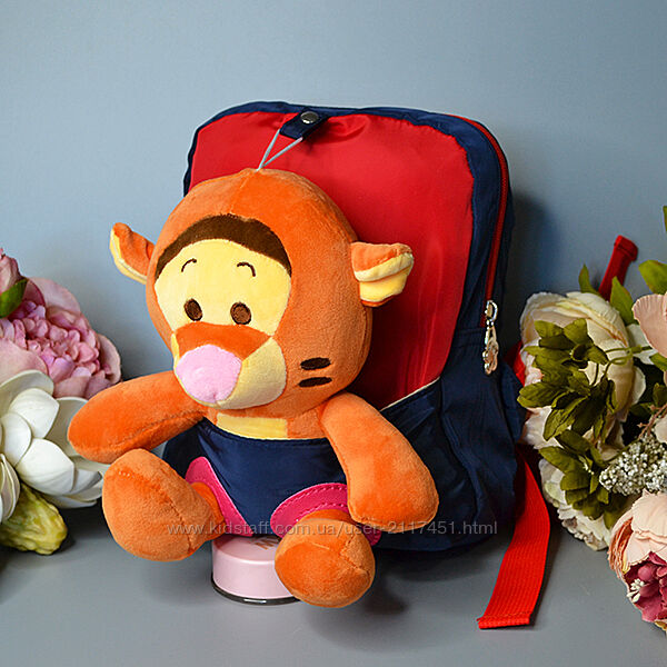 Детский рюкзак с игрушкой Тигра/4 расцветки