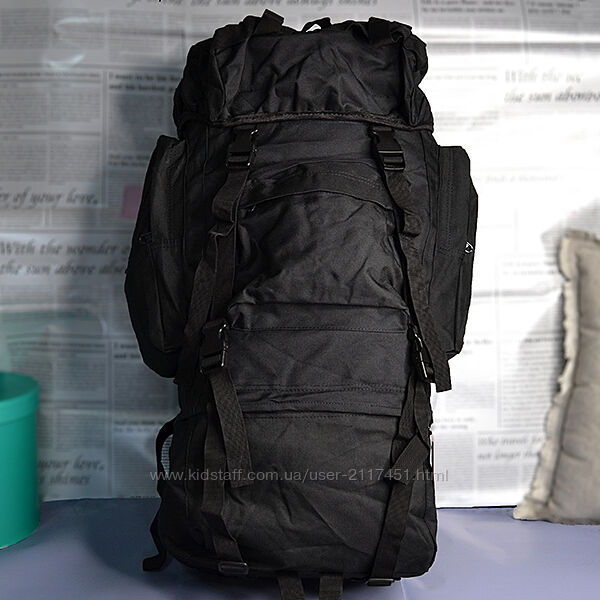 Тактический рюкзак с подсумками 70л /армейский рюкзак /туристический черный