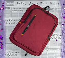 Стильный городской рюкзак красный