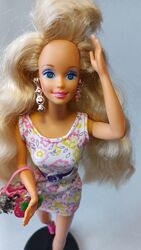 Вінтажная кукла Barbie Sparkle Eyes 1991 с блекском глазами - стразами