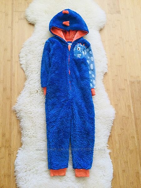 3-4 років, Disney Флісовий кігурумі, пухнастий. піжама Динозавр з капюшон, 
