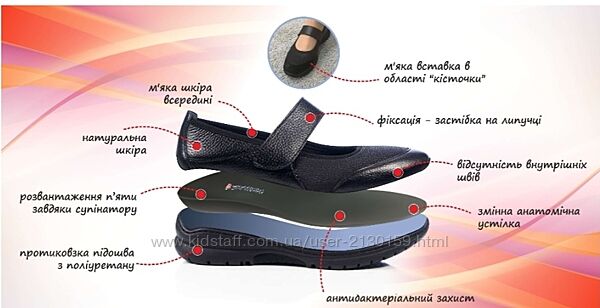 Взуття ортопедичне анатомічне Softmode leon мокасини туфлі 38 шкіра