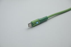 Зарядний кабель  micro USB з індикатором