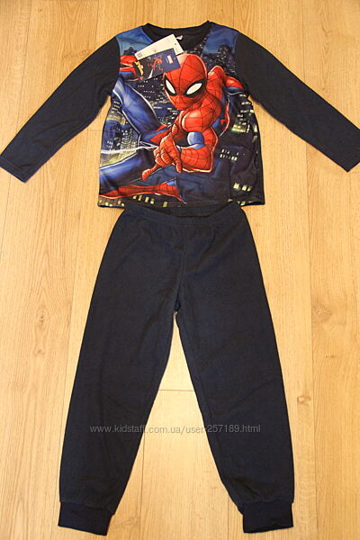 Дитяча флісова піжама Людина-павук C&A Disney Кунда 116-140 р.