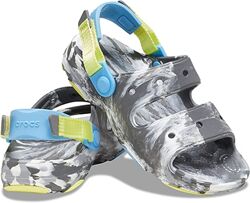 Дитячі босоніжки сандалі Crocs All-terrain Marbled крокси с13