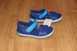 Дитячі босоніжки сандалі Crocs Crocband крокси с13, j1, j2, j3 Оригінал