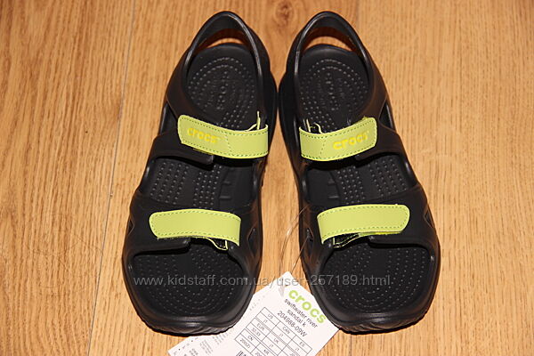 Дитячі босоніжки crocs swiftwater river sandal сандалі крокс c12 - J3