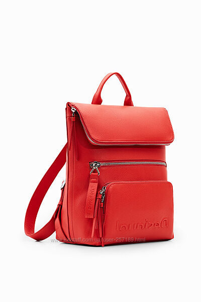 Червоний жіночий рюкзак Desigual новий Оригінал