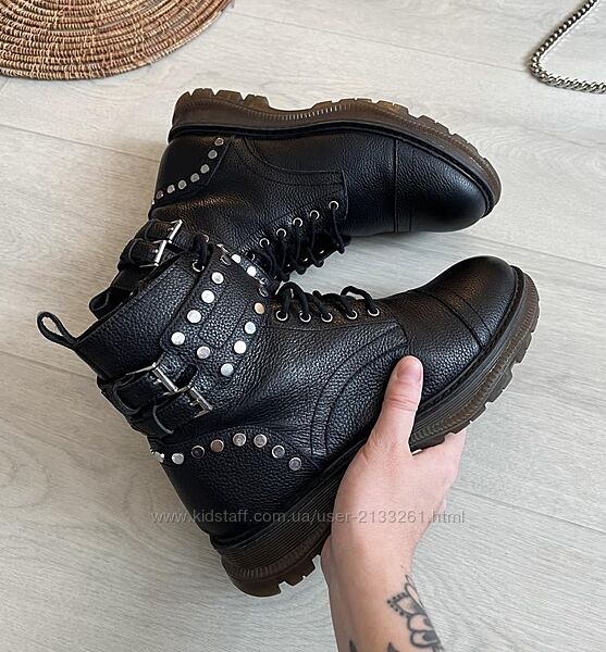 Натуральные кожаные ботинки River Island