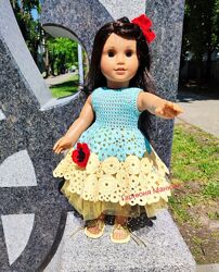 Сукня Україна для ляльки 46 см 