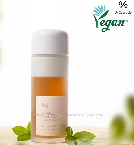 Dr. ceuracle vegan kombucha tea essence 150 мл