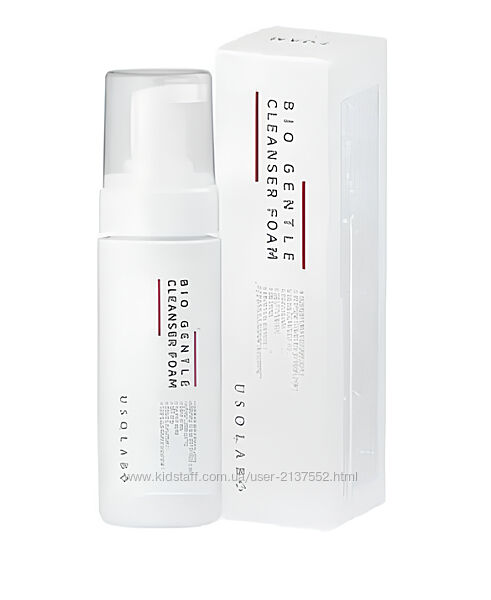 М´яка пінка для вмивання usolab bio gentle cleanser foam - 150 мл