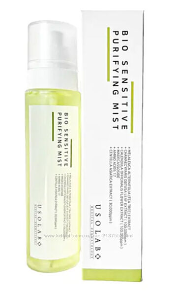 Тонер-міст із чайним деревом usolab bio sensitive purifying mist 150 ml