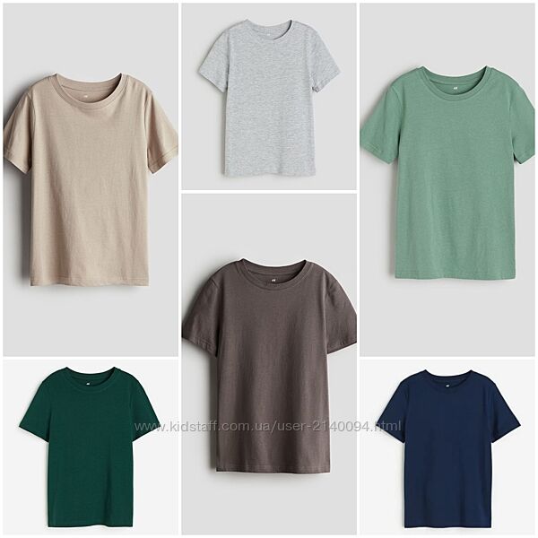 Футболка H&M 146-152, 158-164, 170 базова хлопчику підлітку 10-12 12-14 14
