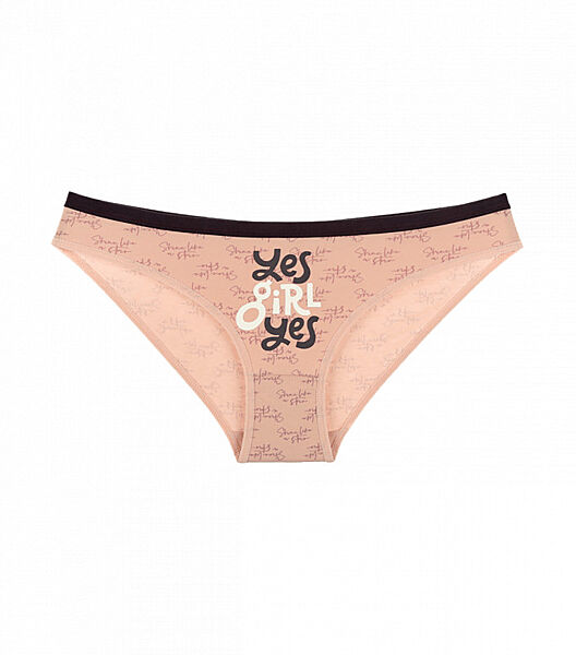 Жіночі труси сліпи з малюнком Yes Girl