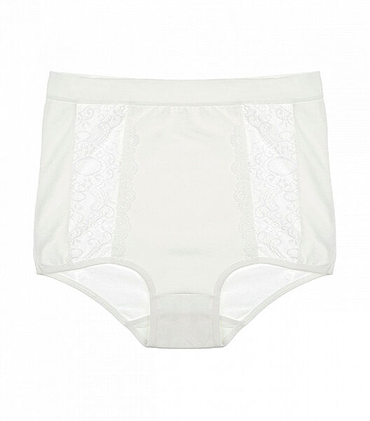 Жіночі трусики з мереживною вставкою по висоті
