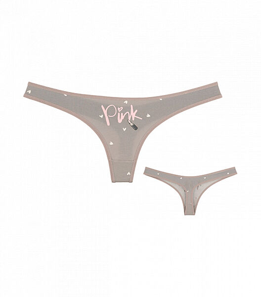 Жіночі стрінги з принтом Pink