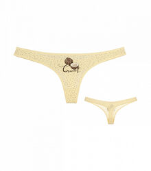Труси жіночі стрінги з принтом Кокос Coconut