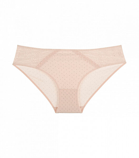 Жіночі трусики з мереживом середня посадка