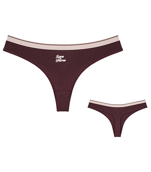 Жіночі стрінги з принтом