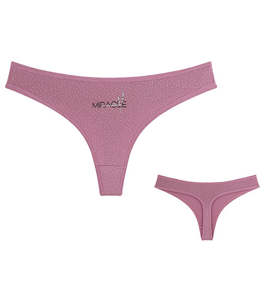Жіночі стрінги з принтом MIRACLE