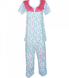 Піжама жіноча футболка та капрі Fazo-R фабричний Узбекистан