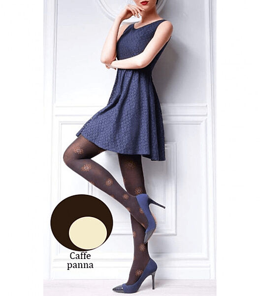 Тепліколготки з кольоровим візерунком NAOMI 150 2