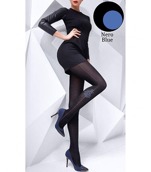 Тепліколготки з кольоровим візерунком NAOMI 150 2