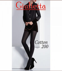 Зимові теплі колготки з бавовни COTONE 200