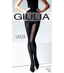 Фантазійні матові теплі колготки LAYZA 120 3