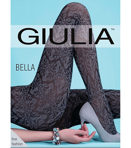 Фантазійніколготки з мікрофібри BELLA 80 1