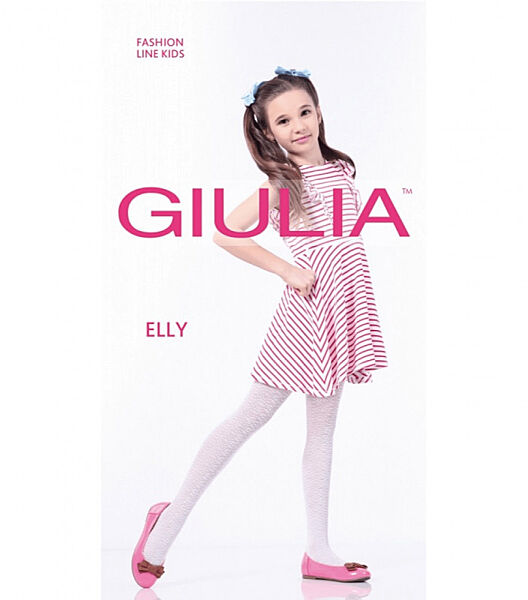 Дитячіколготкиз просветним з геометричним малюнком ELLY 60 3