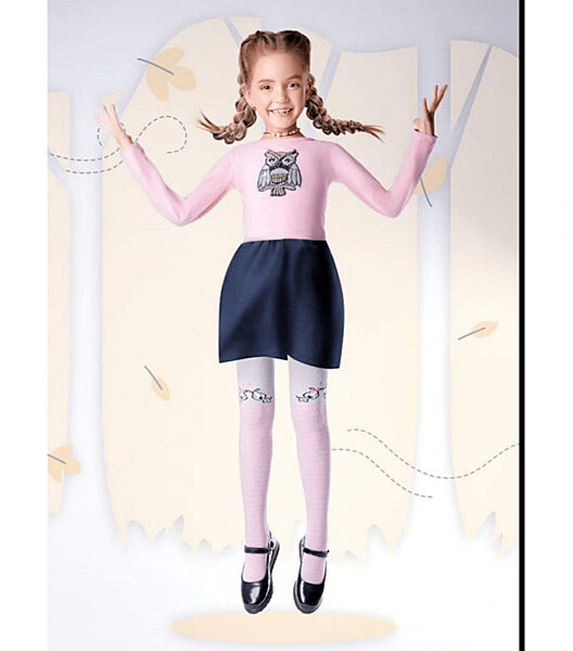 Колготки з малюнком для дівчинки