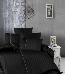 Комплект постільної білизни Deluxe Satin Dark Series First Choice