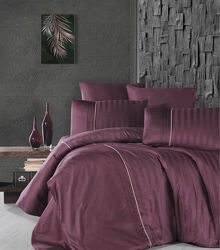 Комплект постільної білизни Deluxe Satin Dark Series First Choice