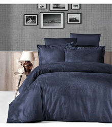 Комплект постільної білизни Jacquard Satin Dark Series First Choice