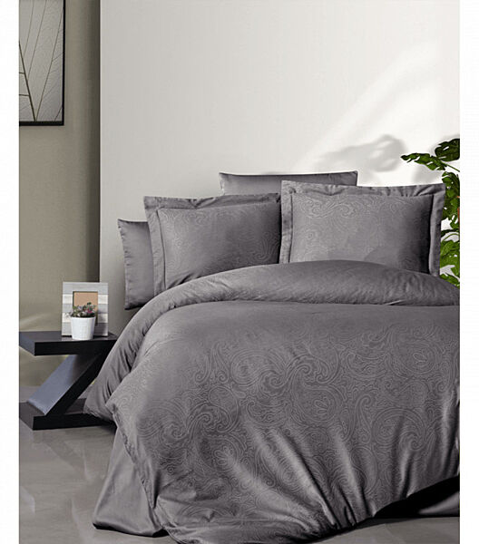 Комплект постільної білизни Jacquard Satin Dark Series First Choice