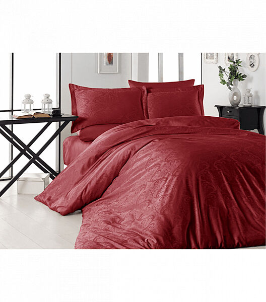 Комплект постільної білизни Jacquard Satin Dark Series First Choice