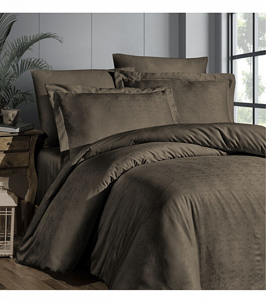 Комплект постільної білизни Jacquard Satin Dark Series First Choice