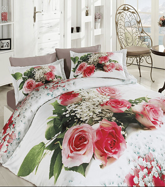 Комплект постільної білизни 3D Digital Satin Duvet Cover Set First Choice