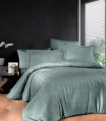 Комплект постільної білизни Jacquard Satin Dark Series First Choice