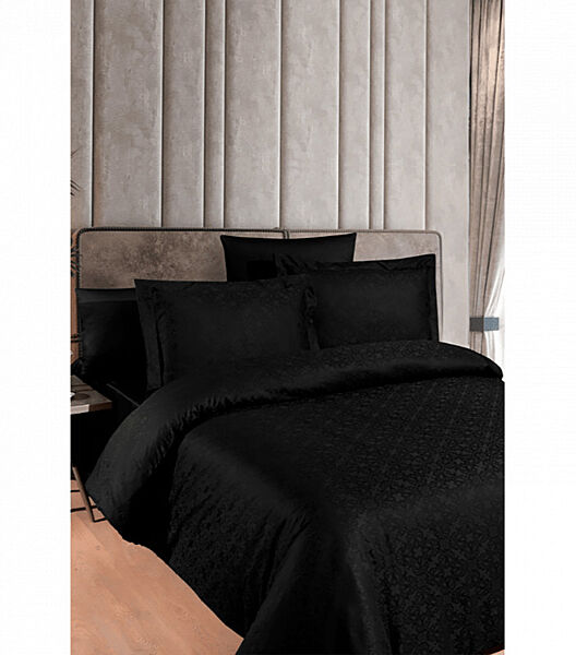 Комплект постільної білизни Jacquard Satin Dark Series First Choice