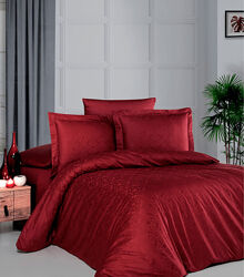 Комплект постільної білизни Jacquard Satin Dark Series First Choice