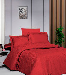 Комплект постільної білизни Jacquard Satin Dark Series First Choice