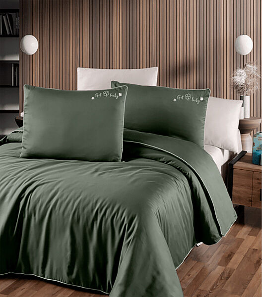 Комплект постільної білизни Deluxe Satin Dark Series First Choice