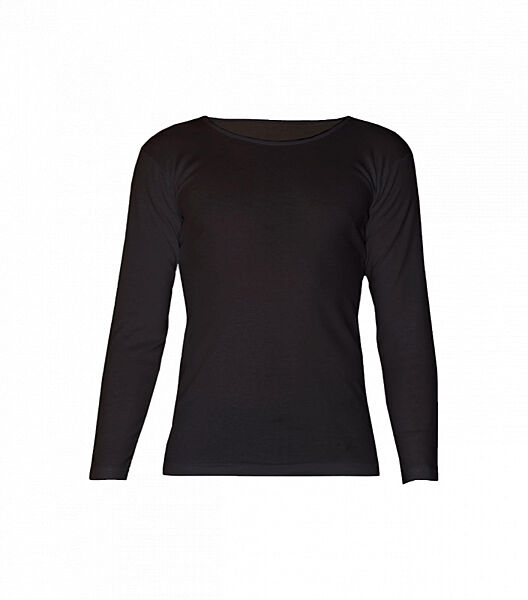 Футболка з довгим рукавом та круглим вирізом