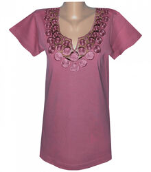 Мереживна футболка жіноча